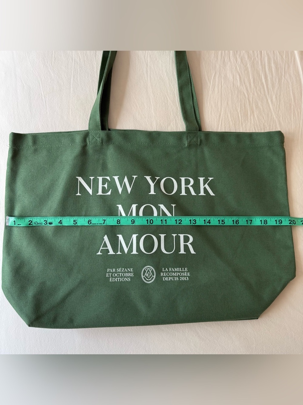 Sezane New York Mon Amour Tote Bag - Picture 2 of 7